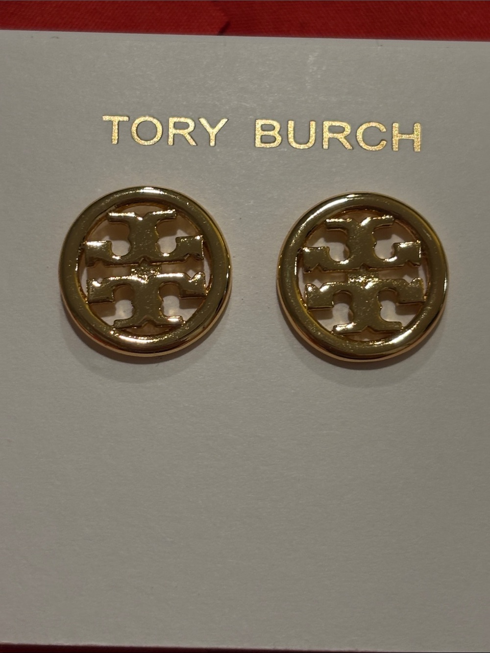 Tory Burch Hollow Stud Earrings